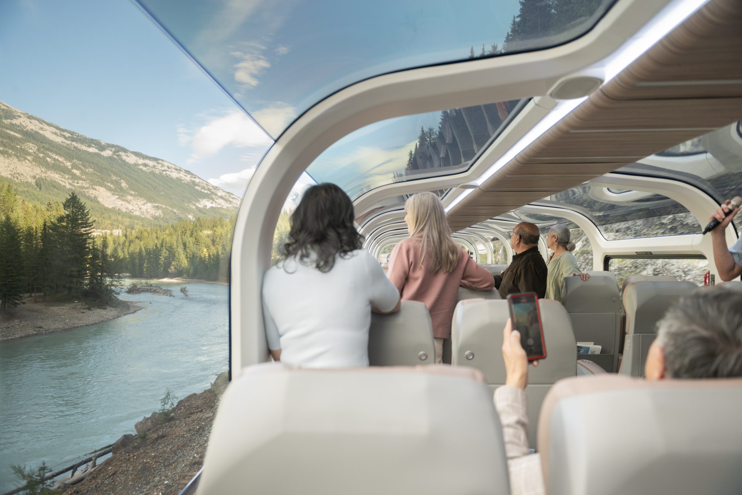 GoldLeaf bi-level glass-dome coach